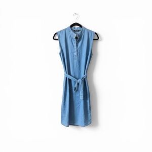 Van Heusen Light Blue Sleeveless Dress NWOT